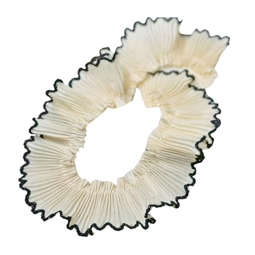 Chiffon-Spitzenborte mit Hahnentrittfalten, 3 cm breit, für modische Heimkleidung, Haarband, Bastelprojekte, Dekorationen Chiffon-Spitzenborte mit Hahnentrittfalten, 3 cm breit, für modische Heimkleidung, Haarband, Bastelprojekte, Dekorationen von xbiez