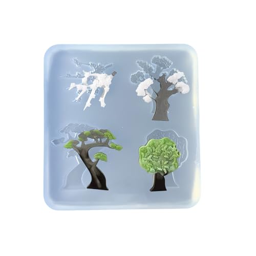 Einfach zu verwendende praktische Epoxidharz-Form aus Silikon, Baum-Form, Zubehör, Schmuckanhänger Einfach zu verwendende praktische Epoxidharz-Form aus Silikon, Baum-Form, Zubehör, Schmuckanhänger von xbiez