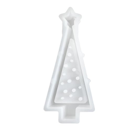 Epoxidharz-Weihnachtsbaum-Rahmenform, flexibles Silikon, zum Personalisieren von Foto-Displays und Geschenken von xbiez
