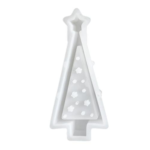 Epoxidharz-Weihnachtsbaum-Rahmenform, flexibles Silikon, zum Personalisieren von Foto-Displays und Geschenken von xbiez