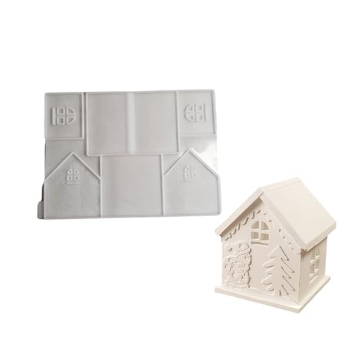 Flexible, stabile Silikon-Epoxidharz-Gussform, Weihnachts-Form, Zubehör für Handwerk und Heimdekoration Flexible, stabile Silikon-Epoxidharz-Gussform, Weihnachts-Form, Zubehör für Handwerk und Heimdekoration von xbiez