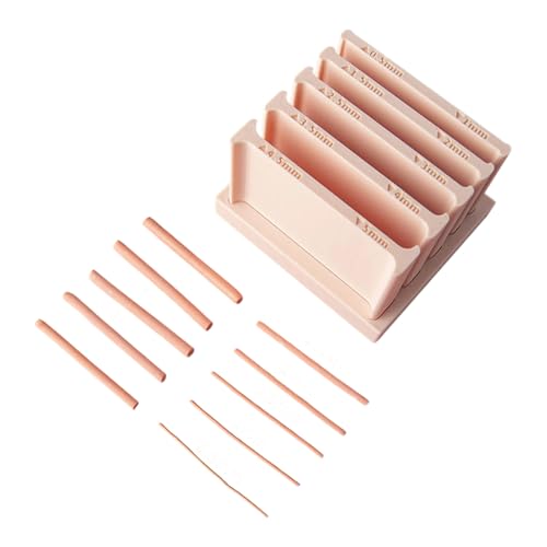 Mehrzweck-Tonplatten-Werkzeug mit 0,5 mm und 5 mm Genauigkeit, Dickenkontrolle für Ton-Bastelprojekte und handgefertigtes Zubehör, Polymer-Werkzeuge für handgefertigten Schmuck von xbiez