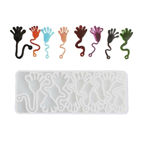 Praktische Epoxidharz-Form, kleines Handspielzeug, Zubehör, leicht zu reinigen, Silikonformen, Schmuckbastelbedarf von xbiez