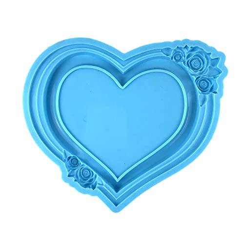 Silikon-Bilderrahmen-Formen zum Valentinstag, Epoxidharz, Fotorahmen, handgefertigtes Zubehör von xbiez
