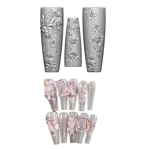 Silikon-Nagelschablone für Nägel, Dekorationen, geprägte Nägel, Zubehör, Herstellung von Formen, Frauennägel, Prägewerkzeug, professionelles Zubehör Silikon-Nagelschablone für Nägel, Dekorationen, geprägte Nägel, Zubehör, Herstellung von Formen, Frauennägel, Prägewerkzeug, professionelles Zubehör von xbiez