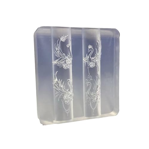 Silikon-Nagelschablone für Nägel, Dekorationen, geprägte Nägel, Zubehör, Herstellung von Formen, Frauennägel, Prägewerkzeug, professionelles Zubehör von xbiez