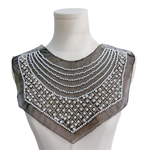 Stilvoller Netzstoff bestickt Perlenstickerei Kragen Applikation Kleidung Zubehör Handnähen Kragen Corsage Kleidung Herstellung Kleidung Stilvoller Netzstoff bestickt Perlenstickerei Kragen Applikation Kleidung Zubehör Handnähen Kragen Corsage Kleidung Herstellung Kleidung von xbiez