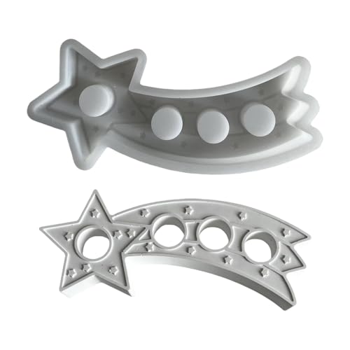 Teelichthalterform, Sternform, Silikonstruktur, geeignet für die Herstellung von Kerzenständern, Epoxidharz, Bastelformen Teelichthalterform, Sternform, Silikonstruktur, geeignet für die Herstellung von Kerzenständern, Epoxidharz, Bastelformen von xbiez