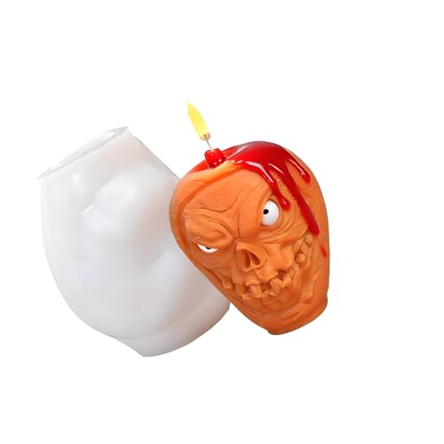 Totenkopf-Formen, Epoxidharz-Formen, Halloween-Silikonformen, Pflaster für Urlaubsdekoration, Halloween, Silikon, Ornament, Epoxidharz von xbiez