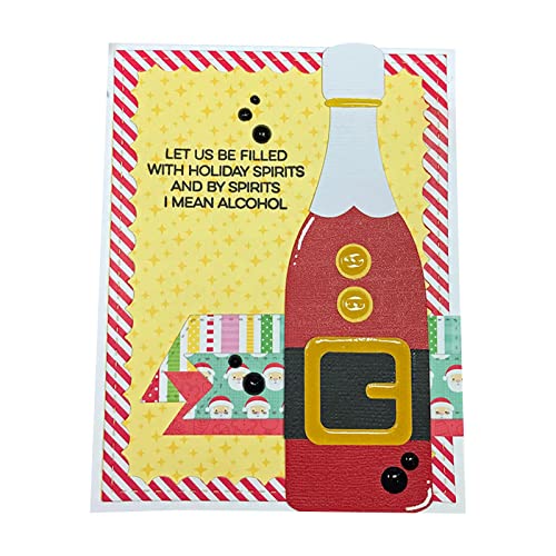 Weihnachts-Prägeschablonen, Schablonen, Lesezeichen, Scrapbooking, Karten, Handwerk, Metallrahmen, Stanzformen von xbiez