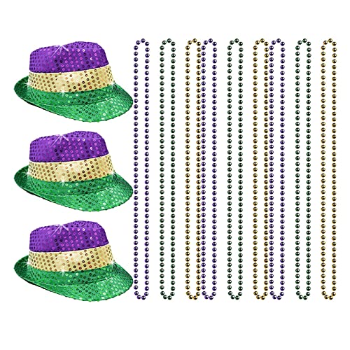 xbiez 1 Set für Damen und Herren, Pailletten-Hut für Show, Cosplay, Fliege und Brille, Kostüm für Erwachsene, Kinder, Karneval, Bühnenshow xbiez 1 Set für Damen und Herren, Pailletten-Hut für Show, Cosplay, Fliege und Brille, Kostüm für Erwachsene, Kinder, Karneval, Bühnenshow von xbiez