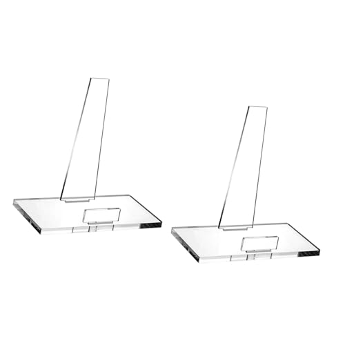 xbiez Acryl-Ständer mit rutschfester Unterseite, transparentes Staffelei-Regal zur sicheren Präsentation von Albumplatten und künstlerischen Kreationen xbiez Acryl-Ständer mit rutschfester Unterseite, transparentes Staffelei-Regal zur sicheren Präsentation von Albumplatten und künstlerischen Kreationen von xbiez