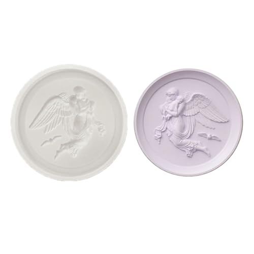 xbiez Vielseitige Silikonform für Kameen, stabile Reliefschale, Silikonform, Epoxidharz, Ornament, Basteln, Heimakzent von xbiez