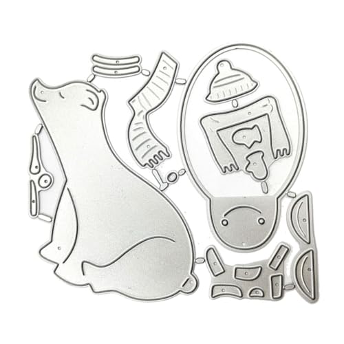 xbiez Weihnachts-Serie, Stanzschablonen, Weihnachtsschlitten, Metall-Stanzformen für Alben, Scrapbooking, Dekorationen von xbiez