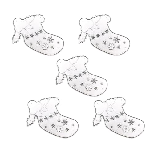 xbiez Weihnachts-Stanzschablone, Weihnachtsprägung, Karbonstahl, Stanzformen für Scrapbooking, Kartenherstellung von xbiez