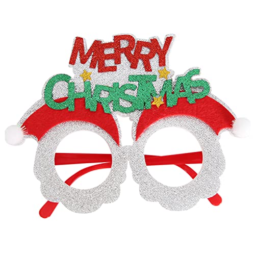 xbiez Weihnachtskostüm Brille Frohes neues Jahr Brille 2023 Frohe Weihnachten Brillenrahmen Photo Booth Requisiten Navidad Party xbiez Weihnachtskostüm Brille Frohes neues Jahr Brille 2023 Frohe Weihnachten Brillenrahmen Photo Booth Requisiten Navidad Party von xbiez