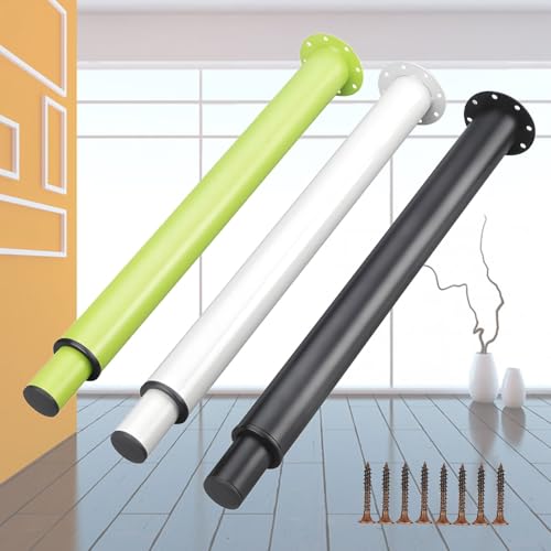 Höhenverstellbare Möbelbeine aus Metall – robuste Esstischbeine 16,54/22/25,6 Zoll for Schreibtische und Tische(Green,65cm/25.6inch) von xgminao