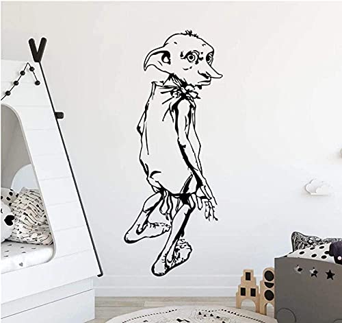 xiadayu Wandaufkleber Kinderzimmer Schlafzimmer Cartoon Film Dobby Wandtattoo Spielzimmer Vinyl Wohnkultur 85x34cm von xiadayu