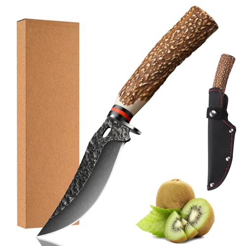 xiaotianlai Outdoor Survival Messer Jagdmesser Outdoor-Messer mit Lederscheide, Bushcraft Messer scharf Survival Camping Robust schwarz xiaotianlai Outdoor Survival Messer Jagdmesser Outdoor-Messer mit Lederscheide, Bushcraft Messer scharf Survival Camping Robust schwarz von xiaotianlai