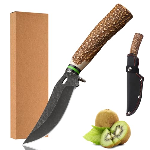 xiaotianlai Outdoor Survival Messer Jagdmesser Outdoor-Messer mit Lederscheide, Bushcraft Messer scharf Survival Camping Robust xiaotianlai Outdoor Survival Messer Jagdmesser Outdoor-Messer mit Lederscheide, Bushcraft Messer scharf Survival Camping Robust von xiaotianlai