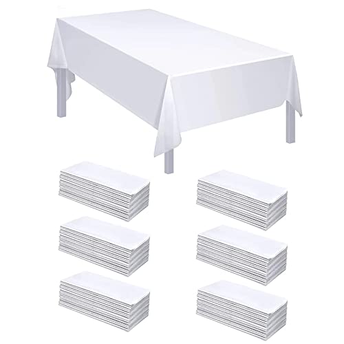 xiaozhifu 10 Stück Einweg Tischdecke Weiß,Einweg Tischdecke für Hochzeit 150cm x 280cm,Wasserdicht Geburtstag Tischdecken, Rechteckig Tischtuch Geeignet für Hochzeit, Party, Kindergeburtstag xiaozhifu 10 Stück Einweg Tischdecke Weiß,Einweg Tischdecke für Hochzeit 150cm x 280cm,Wasserdicht Geburtstag Tischdecken, Rechteckig Tischtuch Geeignet für Hochzeit, Party, Kindergeburtstag von xiaozhifu