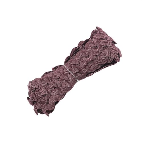 xingmo 24 Meter S Spitzenband Spitzenrand Trim Band Bestickte Spitzenborte Spitzenrand Trim (Braun) von xingmo