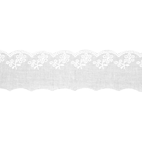 xingmo 4 m Weiß Gewellter Spitzenbesatz Baumwolle Rüschen Stickerei Gebogene Spitzenbesatz Stoff zum Nähen Kleidung Kragen Breite 4cm xingmo 4 m Weiß Gewellter Spitzenbesatz Baumwolle Rüschen Stickerei Gebogene Spitzenbesatz Stoff zum Nähen Kleidung Kragen Breite 4cm von xingmo