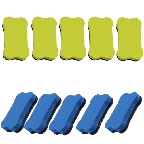 Whiteboard Schwamm 10 Stück 2 Farben, Whiteboard Schwamm Magnetisch, Whiteboard Radiergummi für Trockenreinigung auf vielen Oberflächen, Whiteboard Radierer für Whiteboards, Tafeln und Glas Whiteboard Schwamm 10 Stück 2 Farben, Whiteboard Schwamm Magnetisch, Whiteboard Radiergummi für Trockenreinigung auf vielen Oberflächen, Whiteboard Radierer für Whiteboards, Tafeln und Glas von xinxinlovee