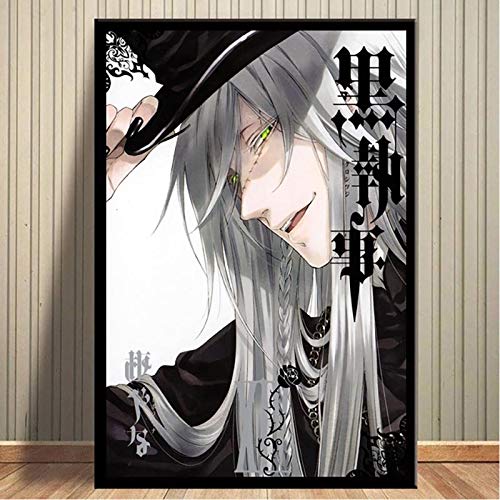 xinyouzhihi DIY 5d Mode Diamant Malerei Black Butler Anime 40x50cm Nein Rahmen Vollbohrer Square Drill Home Decor Stickerei Diamond Art Handmade Geschenk von xinyouzhihi