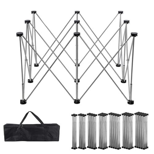 xinzyxx Teleskop - Workbench - Ständer, Keine Baugruppe Arbeitstabelle, Spinnenbein Workbench Falten Arbeitsständer Heavy Duty, Sägebockstütze mit Tragetasche für Holzbearbeitung(8 legs) von xinzyxx