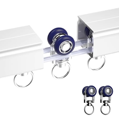 xinzyxx Vorhangschiene Aluminium Deckenschiene für Fenster und Raumteiler-Gardinen, Schwerlast-Vorhangschienen Deckenmontage Vorhangstange für Büro, Wohnzimmer, Schlafzimmer, 1/2/3/4/5/6m(Weiß,250cm) xinzyxx Vorhangschiene Aluminium Deckenschiene für Fenster und Raumteiler-Gardinen, Schwerlast-Vorhangschienen Deckenmontage Vorhangstange für Büro, Wohnzimmer, Schlafzimmer, 1/2/3/4/5/6m(Weiß,250cm) von xinzyxx