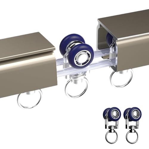 xinzyxx Vorhangschiene Aluminium Deckenschiene für Fenster und Raumteiler-Gardinen, Schwerlast-Vorhangschienen Deckenmontage Vorhangstange für Büro, Wohnzimmer, Schlafzimmer, 1/2/3/4/5/6m(Sekt,280cm) xinzyxx Vorhangschiene Aluminium Deckenschiene für Fenster und Raumteiler-Gardinen, Schwerlast-Vorhangschienen Deckenmontage Vorhangstange für Büro, Wohnzimmer, Schlafzimmer, 1/2/3/4/5/6m(Sekt,280cm) von xinzyxx