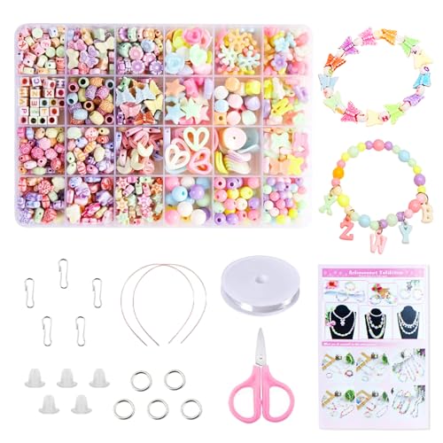 Armbänder Selber Machen Kinder,Freundschaftsarmbänder Selber Machen,Armband Basteln Mädchen,Schmuck Basteln Mädchen,Armband Bastelset,Kreative Geschenke für Kinder und Erwachsene von xiruiubao