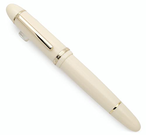 JINHAO X159 Füllfederhalter (EF-Feder 0,38 mm, Elfenbeinweiß mit Goldclip) von xixixiaozhu