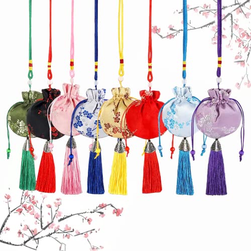 xlwen Kordelzug Beutel mit Quaste 8 pcs Brokat Kordelzug für Schmuck Hochzeitsgeschenk-Paket Seidenbrokat Taschen Chinesische Stickerei für Neujahr Ostern Geburtstagsfeier xlwen Kordelzug Beutel mit Quaste 8 pcs Brokat Kordelzug für Schmuck Hochzeitsgeschenk-Paket Seidenbrokat Taschen Chinesische Stickerei für Neujahr Ostern Geburtstagsfeier von xlwen