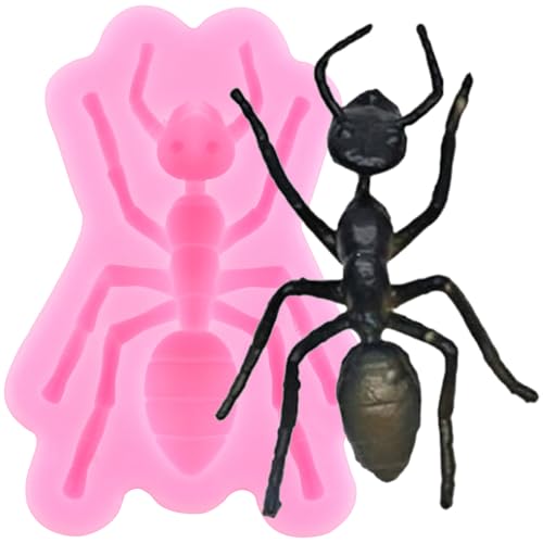 XMOLDNMS Ameisen-Fondant-Form, Insekten-Silikonformen für Kuchendekoration, Cupcake-Topper, Zuckerguss, Süßigkeiten, Schokolade, Gummipaste, Polymer XMOLDNMS Ameisen-Fondant-Form, Insekten-Silikonformen für Kuchendekoration, Cupcake-Topper, Zuckerguss, Süßigkeiten, Schokolade, Gummipaste, Polymer von xmoldnms