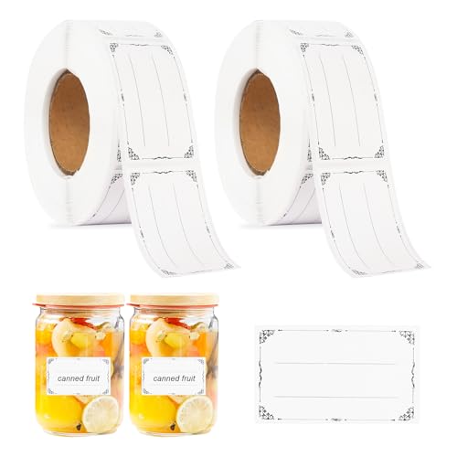 Etiketten Selbstklebend, 1200 Stück Aufkleber Etiketten 30x50mm zum Beschriften,Marmeladengläser, Beschriftungsetiketten für Gläser Marmelade Flaschen Tüten Aufkleber Etiketten Selbstklebend, 1200 Stück Aufkleber Etiketten 30x50mm zum Beschriften,Marmeladengläser, Beschriftungsetiketten für Gläser Marmelade Flaschen Tüten Aufkleber von xnnmzhao