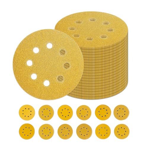 120 Stück Schleifpapier 125mm Klett 8 Loch Rund schleifscheiben Set für Exzenterschleifer- je10x P40 P60 P80 P100 P120 P150 P180 P240 P320 P400 P600 P800 Mischkorn für Holz Metall und Farbe 120 Stück Schleifpapier 125mm Klett 8 Loch Rund schleifscheiben Set für Exzenterschleifer- je10x P40 P60 P80 P100 P120 P150 P180 P240 P320 P400 P600 P800 Mischkorn für Holz Metall und Farbe von xocome