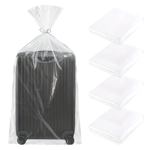 xolear 4 Stück Plastiktüten 100 X 152 CM, Extra Große Gaint Durchsichtige Kunststoff, Extra Große Aufbewahrungstaschen, Wiederverwendbare Plastikbeutel für Staubdicht, Gepäck, Decke xolear 4 Stück Plastiktüten 100 X 152 CM, Extra Große Gaint Durchsichtige Kunststoff, Extra Große Aufbewahrungstaschen, Wiederverwendbare Plastikbeutel für Staubdicht, Gepäck, Decke von xolear