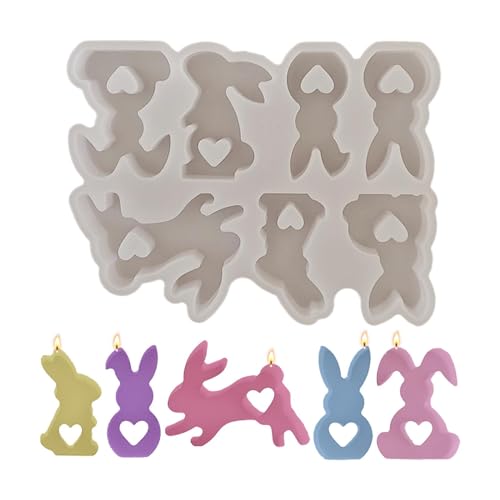 Silikonformen Gießformen Kaninchen Silikonform Osterhase Silikon Gießform 7 Hasen Mit Verschiedenen Formen, Silikon Beton Zum Gießen Giessform Für Ostern, Mittherbstfest 20x15,4x2,2 Cm Silikonformen Gießformen Kaninchen Silikonform Osterhase Silikon Gießform 7 Hasen Mit Verschiedenen Formen, Silikon Beton Zum Gießen Giessform Für Ostern, Mittherbstfest 20x15,4x2,2 Cm von xowwyue