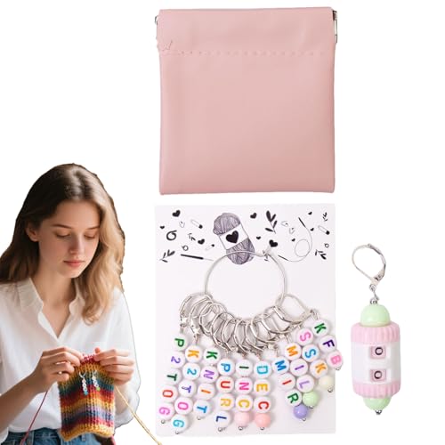 xowwyue Häkelmarkierung Set, Strick Markierungsclips Mit Zählfunktion, Sicherheits Zubehör mit Nummerierung oder Buchstaben für Handarbeit xowwyue Häkelmarkierung Set, Strick Markierungsclips Mit Zählfunktion, Sicherheits Zubehör mit Nummerierung oder Buchstaben für Handarbeit von xowwyue