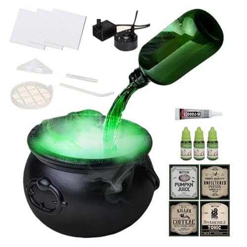 xowwyue Halloween Hexenkessel,Halloween Deko Für Gruselhäuser - Einfacher Aufbau Mit Schwebendem Zaubertrank-Set Und Diffusor Für Gruselpartys Im Garten xowwyue Halloween Hexenkessel,Halloween Deko Für Gruselhäuser - Einfacher Aufbau Mit Schwebendem Zaubertrank-Set Und Diffusor Für Gruselpartys Im Garten von xowwyue