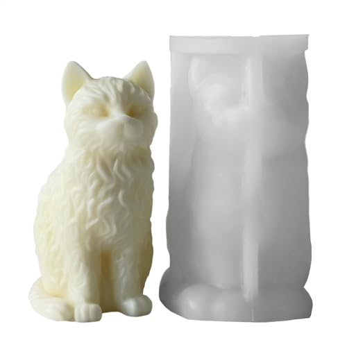 xowwyue Katzenkerzenform | Katzenguss-Silikonform, Epoxidharz-Bastelwerkzeuge, Schreibtischdekor-Form, Kunst- und Bastelbedarf für handgefertigte Schokolade, , Heimdekoration xowwyue Katzenkerzenform | Katzenguss-Silikonform, Epoxidharz-Bastelwerkzeuge, Schreibtischdekor-Form, Kunst- und Bastelbedarf für handgefertigte Schokolade, , Heimdekoration von xowwyue