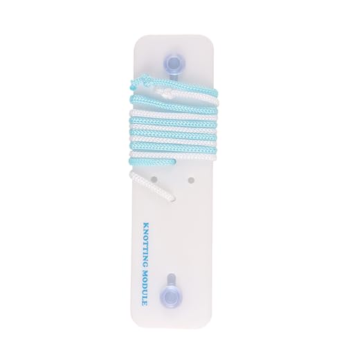 xowwyue Knotenbindkarten, Knotenbindungs ​​-Kit für Kinder - Portable Knot Practice Board | Kunsthandwerk, Strickboards für Klassenzimmer, Labor, Familie, Heimnutzung von xowwyue