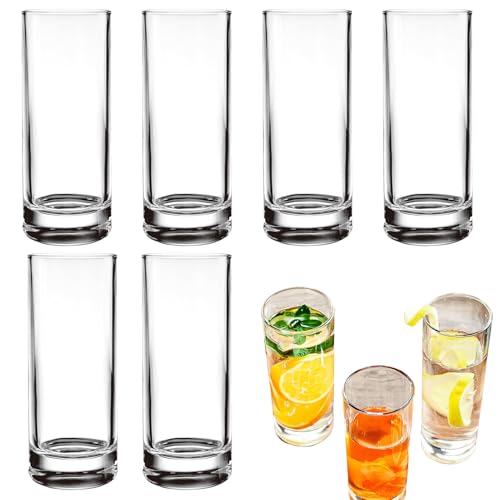 xowwyue Küchengläser,290ml Klare Küchentumbler Mehrweg | 6 Stück Trinkgefäße Für Wasser Bier Cocktails Zu Hause Garten Terrasse xowwyue Küchengläser,290ml Klare Küchentumbler Mehrweg | 6 Stück Trinkgefäße Für Wasser Bier Cocktails Zu Hause Garten Terrasse von xowwyue