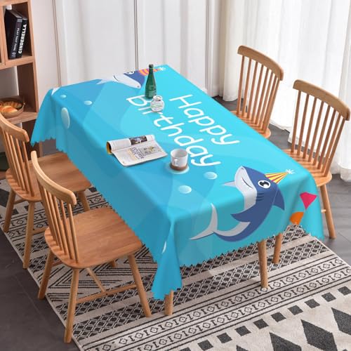 Tischdecke Blauer Delphin140x200cm Abwaschbar Garten Tischdecken Fleckschutz Wasserdicht Tischtuch für Draußen Esszimmer,Küche,Garten,Party,Hochzeiten oder Haushalt Tischdecke Blauer Delphin140x200cm Abwaschbar Garten Tischdecken Fleckschutz Wasserdicht Tischtuch für Draußen Esszimmer,Küche,Garten,Party,Hochzeiten oder Haushalt von xpkvdsq