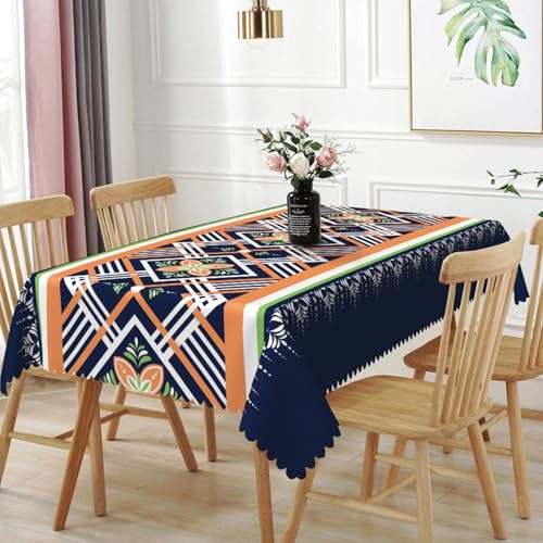 Tischdecke Bohemische Blaue Geometrie140x200cm Abwaschbar Garten Tischdecken Fleckschutz Wasserdicht Tischtuch für Draußen Esszimmer,Küche,Garten,Party,Hochzeiten oder Haushalt Tischdecke Bohemische Blaue Geometrie140x200cm Abwaschbar Garten Tischdecken Fleckschutz Wasserdicht Tischtuch für Draußen Esszimmer,Küche,Garten,Party,Hochzeiten oder Haushalt von xpkvdsq