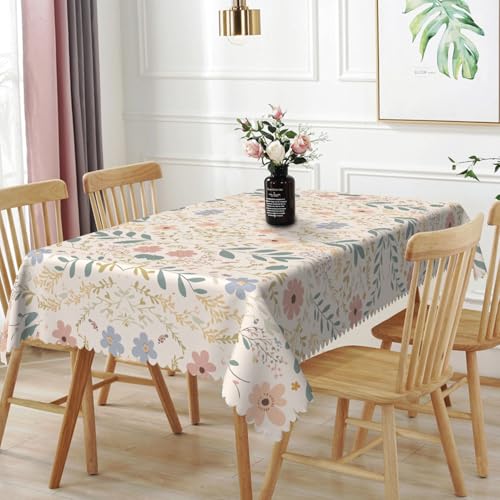 Tischdecke Bunte Blumen Auf Dem Land140x220cm Abwaschbar Garten Tischdecken Fleckschutz Wasserdicht Tischtuch für Draußen Esszimmer,Küche,Garten,Party,Hochzeiten oder Haushalt Tischdecke Bunte Blumen Auf Dem Land140x220cm Abwaschbar Garten Tischdecken Fleckschutz Wasserdicht Tischtuch für Draußen Esszimmer,Küche,Garten,Party,Hochzeiten oder Haushalt von xpkvdsq