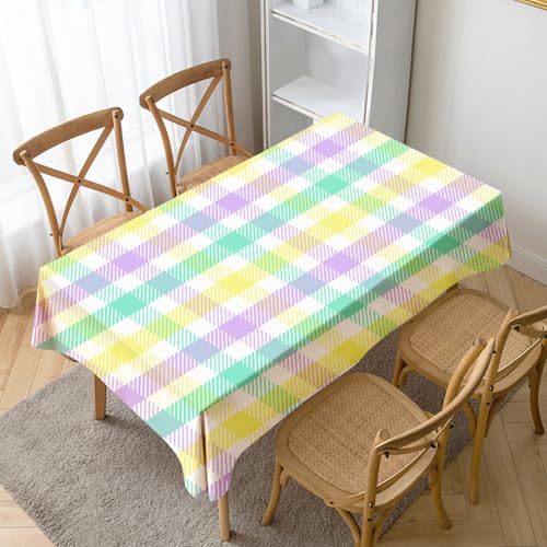 Tischdecke Farbige Gitter140x220cm Abwaschbar Garten Tischdecken Fleckschutz Wasserdicht Tischtuch für Draußen Esszimmer,Küche,Garten,Party,Hochzeiten oder Haushalt Tischdecke Farbige Gitter140x220cm Abwaschbar Garten Tischdecken Fleckschutz Wasserdicht Tischtuch für Draußen Esszimmer,Küche,Garten,Party,Hochzeiten oder Haushalt von xpkvdsq