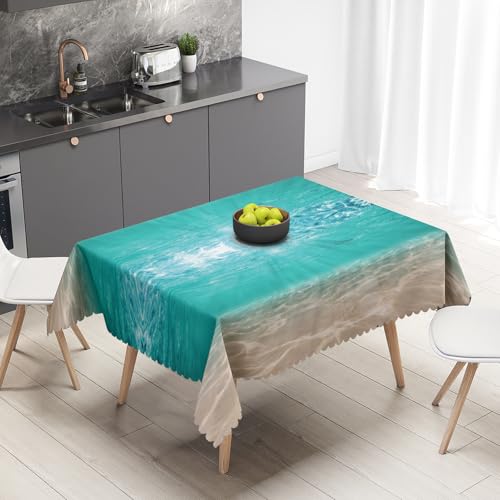 Tischdecke Ozean140x180cm Abwaschbar Garten Tischdecken Fleckschutz Wasserdicht Tischtuch für Draußen Esszimmer,Küche,Garten,Party,Hochzeiten oder Haushalt Tischdecke Ozean140x180cm Abwaschbar Garten Tischdecken Fleckschutz Wasserdicht Tischtuch für Draußen Esszimmer,Küche,Garten,Party,Hochzeiten oder Haushalt von xpkvdsq
